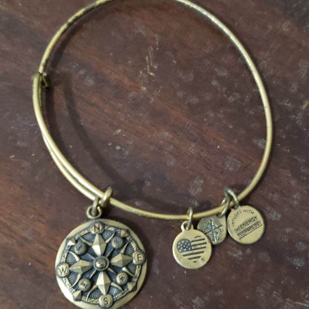 Alex and Ani compass bracelet